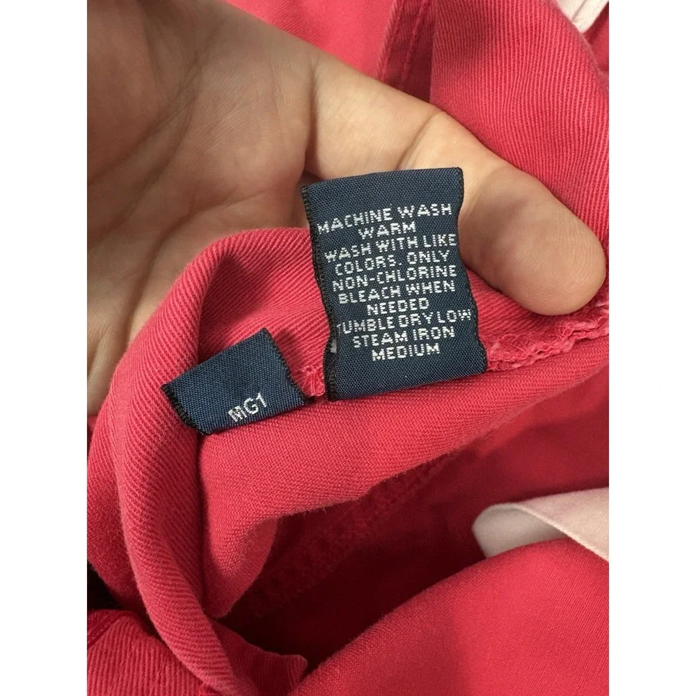 Polo Ralph Lauren Polo 67 Chino Cargo Shorts Men 36 Red 100% Cotton Classic